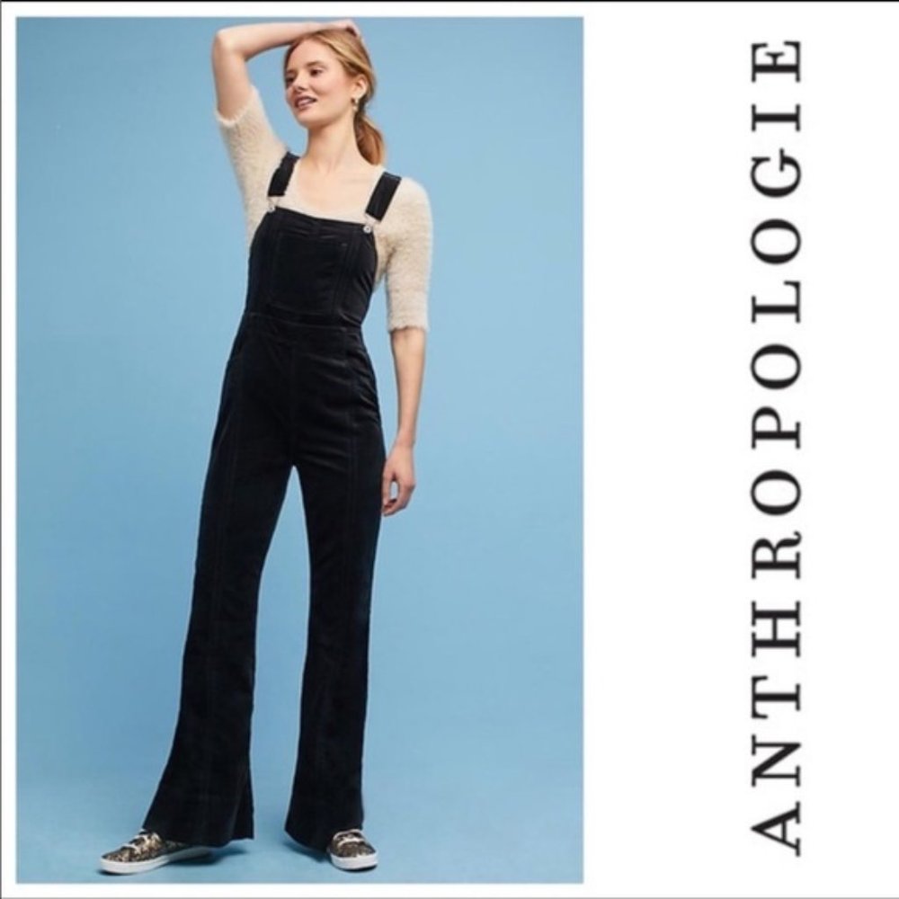 Pilcro Velvet Overalls